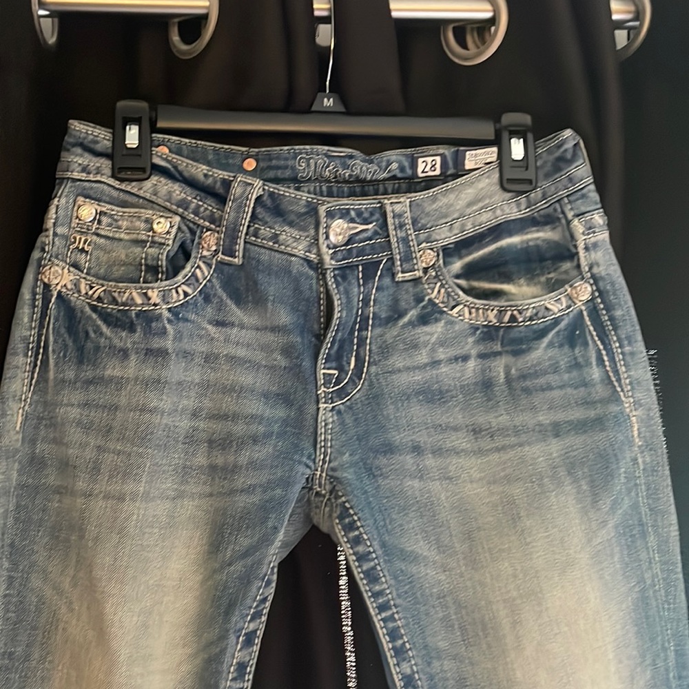 Miss me bootleg low rise jeans